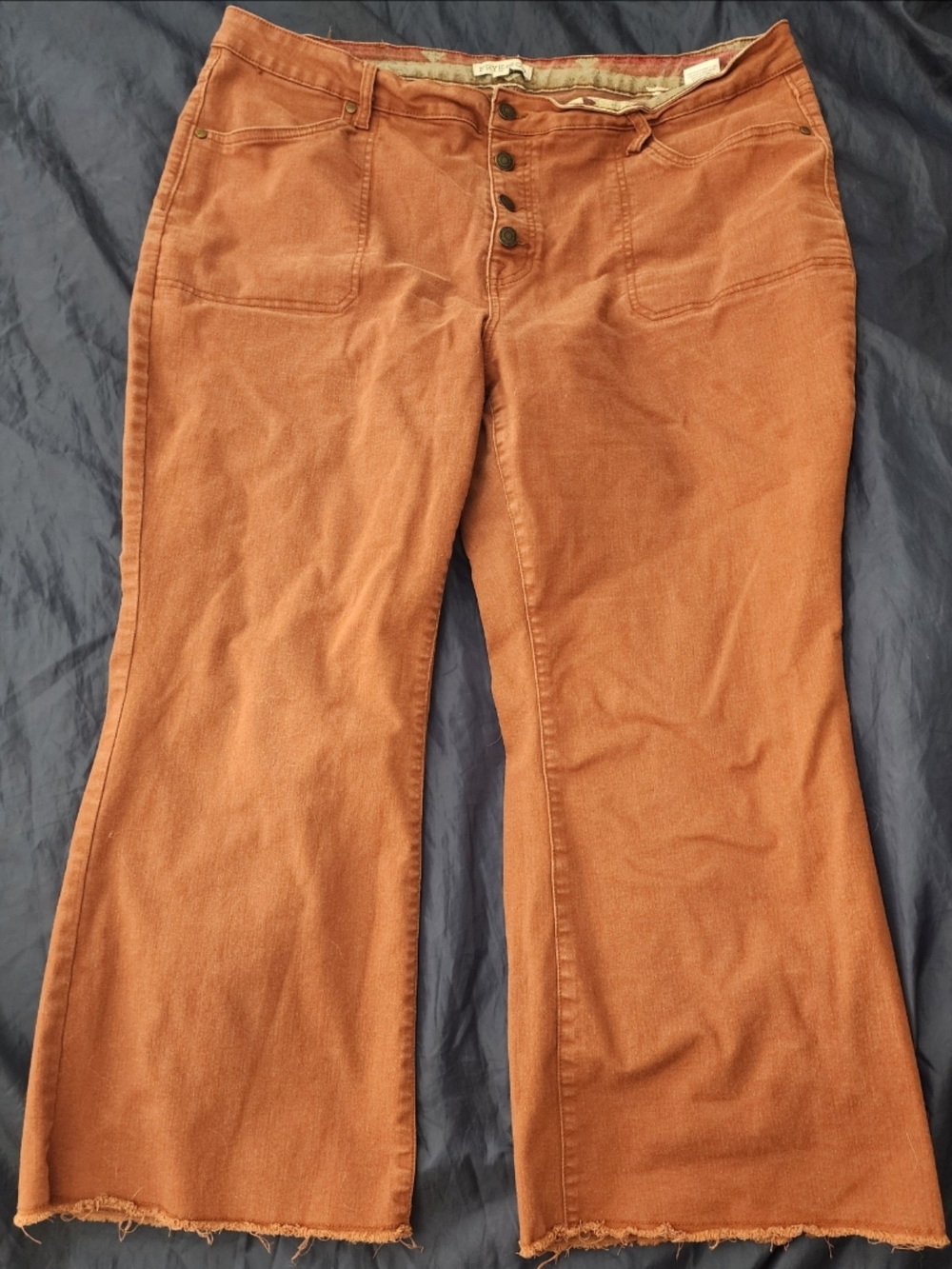 Frye Button-Front Flared Cropped Jeans Make An Offer!